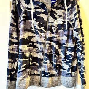Nike Camo Zip-Up Hoodie